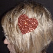 Image of Loverdose: Glitter Heart Hairclip