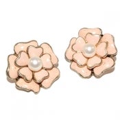 Image of Pink Flower Earrings