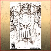 Image of Punisher Line Art Print