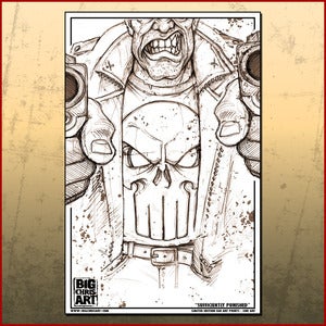 Image of Punisher Line Art Print
