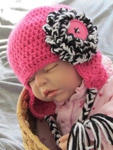 Free Crochet Pattern: Striped Earflap Hat | Classy Crochet