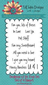 Image of Of the Heart Sentiment Stamp Set
