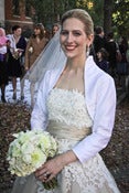 Image of Grace Modern Vintage Silk Bridal Bolero