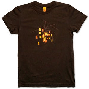 Image of HUNG SHOES - women’s brown t-shirt