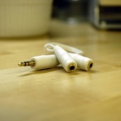 Image of 3.5mm stereo audio splitter (y-cable)