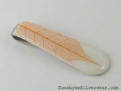 Image of Spoon Handle Pendant: Leaf Skeleton