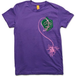 Image of I ♥ NATURE - women’s purple t-shirt