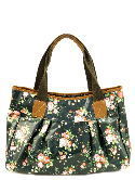 Image of Floral Coated Canvas Shopper Bag