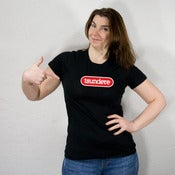 Image of tsundere black logo tshirt