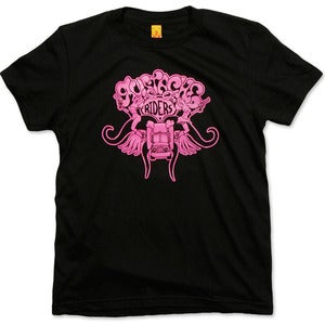 Image of MUSTACHE RIDERS - women’s black t-shirt