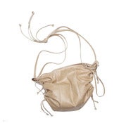Image of BITCH BAG - Drawstring Zipper Leather Bag 