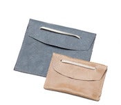 Image of Recycled Leather Passport Case