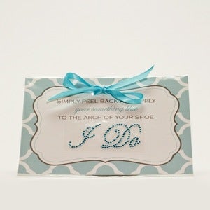 Image of I do! Something Blue Shoe Stickers