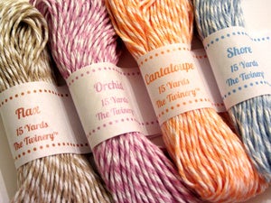 Image of Mini Sampler - Flax, Orchid, Shore & Cantaloupe (15 yards of each)