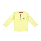 Image of lemon patchwork long sleeve t-shirt, by Tootsa MacGinty