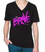 Image of BRAVE V-NECK (Black)