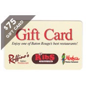 Image of $75 Ruffino's, TJ Rib's, & Ninfa's Gift Card