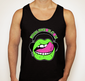 Image of Fluorescent Black Tank Top