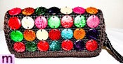 Image of Colored Cocoa Beaded Clutch