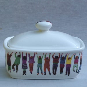 Image of Alice Mara - Hanging People Butter Dish