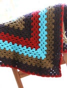 Image of Hippie Dippie Granny Square Blanket
