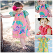 Image of "Design Your Own" Girls Short Sleeve Cheri Dress