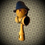 Image of 1 color super sticky custom Kendama