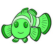 Image of Digital Clownfish Pin