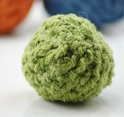 Image of Cucumber Melon Felted Soap Ball, 2oz
