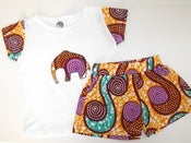Image of TILI BWINO kids T-shirt and kids short sets Kijiji print