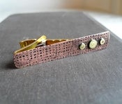 Copper and Brass Tie Bar--Metal Musings