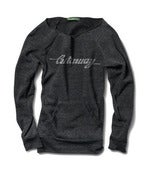 Image of Cutaway Women's Black Heather Sweater