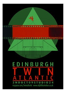 Image of Twin Atlantic A3 Gig Poster