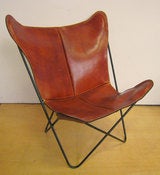 Image of Fauteuil AA en cuir pour enfant 