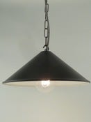 Image of enamel factory shade | shoemaker | matt black