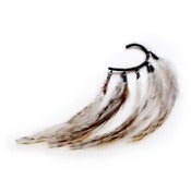 Image of Natural grizzly feathers