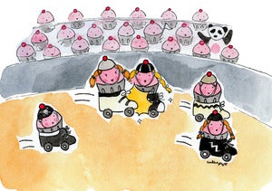 Image of Cupcakes at the Roller Derby by CakeSpy