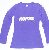 Image of #DOWORK. Long Sleeve (Purple)