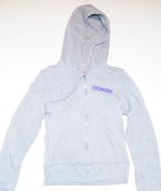 Image of #DO WORK. Hoodie (Grey & Purple)