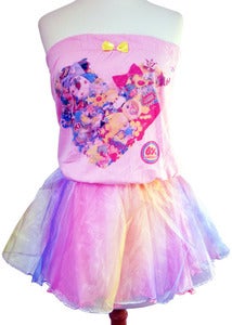Image of Rainbow Princess Tube Dress