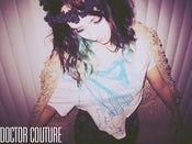 Image of "KUFIYA" SCARF CROP TOP