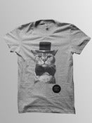 Image of T-Shirt "Cat" Grey