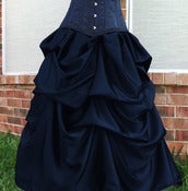 Image of Elegant Belle Victorian Steampunk Bustle Skirt