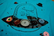 Image of Dino Alien Womens Tshirt