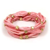 Image of vintage ribbon wrap bracelet