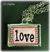 Image of 1.5x1 Love/Dream Solder Charm