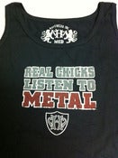 Image of Real Chicks Listen To Metal Tank Top