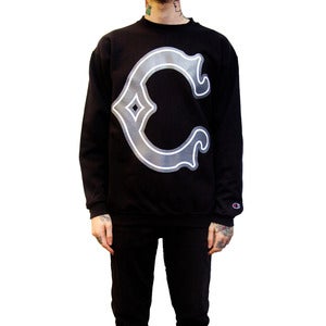 Image of Black Capital C Crewneck Sweatshirt