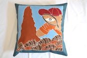 Image of Boys Safari Ant Eater Handpainted kids cushion
