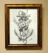 Image of Original Drawing of Anchor